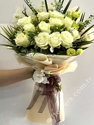 White Rose Bouquet