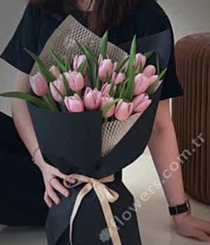 20 Pink Tulip Bouquet