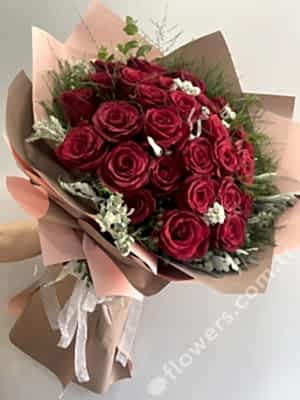 21 Red Rose Bouquet