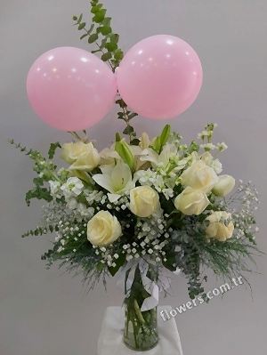 Girl Baby Flower Arrangement