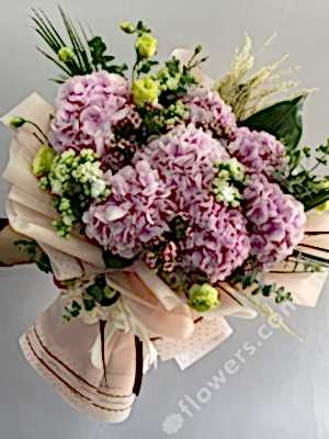 Pink Hydrangea Bouquet