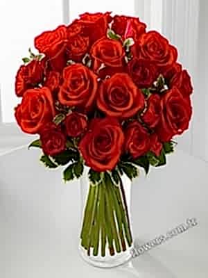 Lovely 21 Red Roses