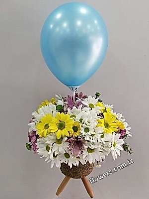 Newborn Baby Boy Arrangement