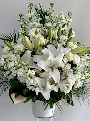Grand White Flower Arrangement